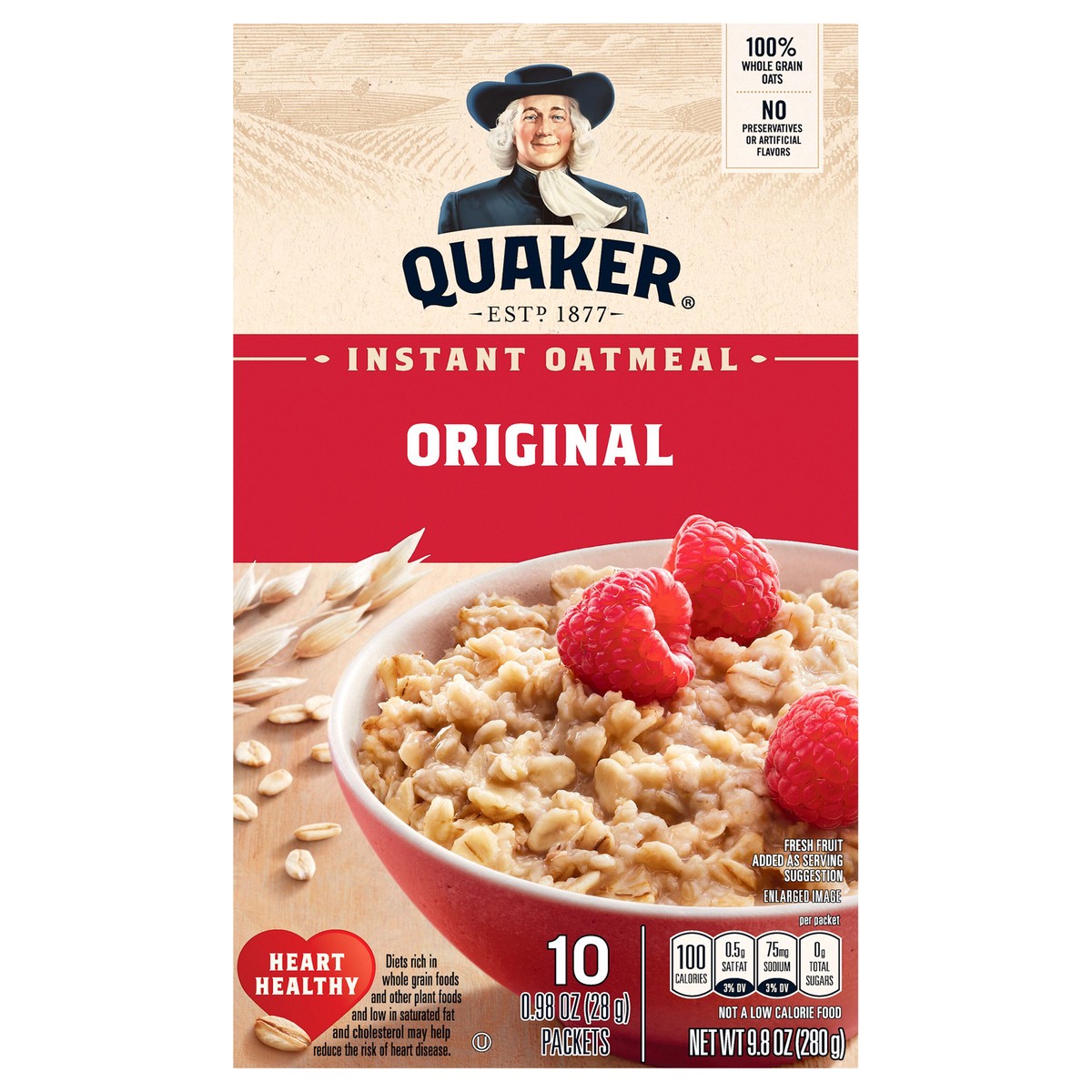 slide 1 of 4, Quaker Instant Oatmeal, 10 ct