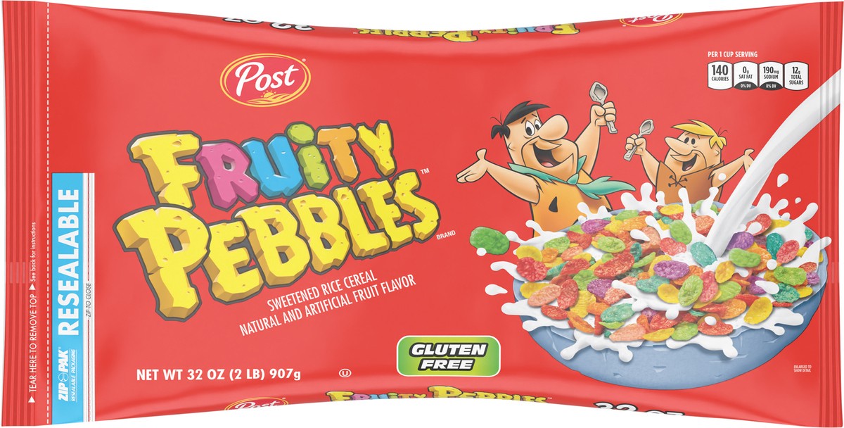 slide 5 of 11, Fruity Pebbles Cereal 32 oz, 32 oz