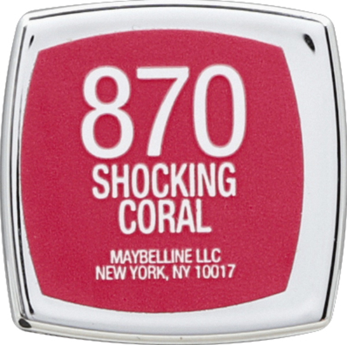 slide 2 of 3, Maybelline Colorsensational Shocking Coral Lip Color, 1 ct