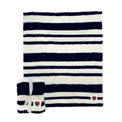 Bears Cable Knit Throw 50x60 in. Blanket