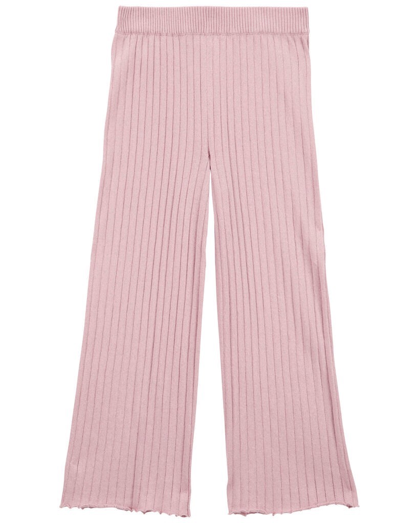 slide 2 of 3, Carter's Kid Sweater Knit Pull-On Flare Pants Pink 5, 1 ct