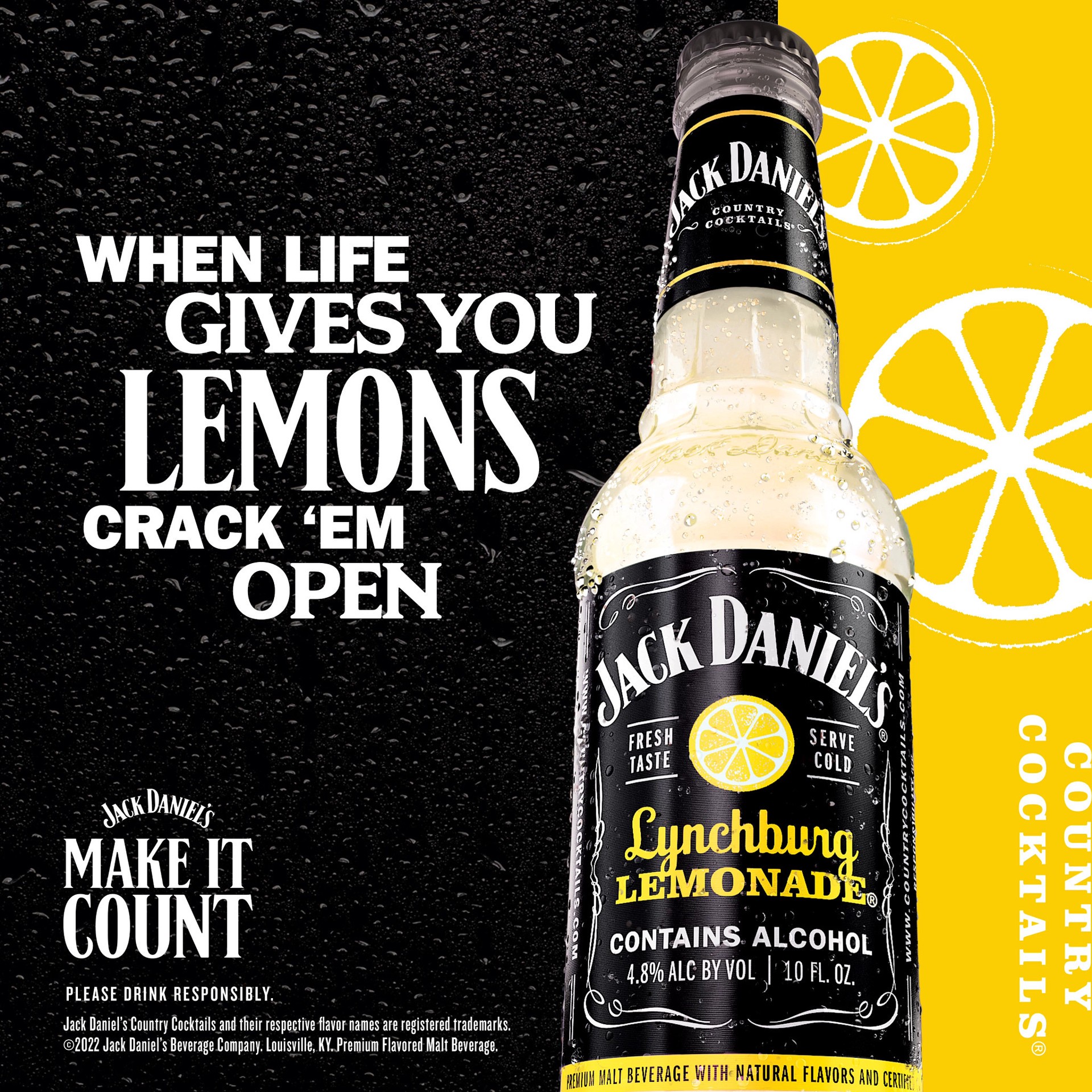 slide 3 of 10, Jack Daniel's Lynchburg Lemonade, 6 ct; 12 fl oz