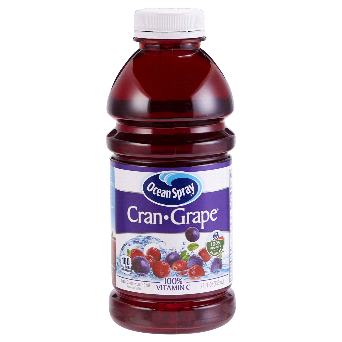 slide 1 of 6, Ocean Spray Cran-Grape Juice, 25 fl oz