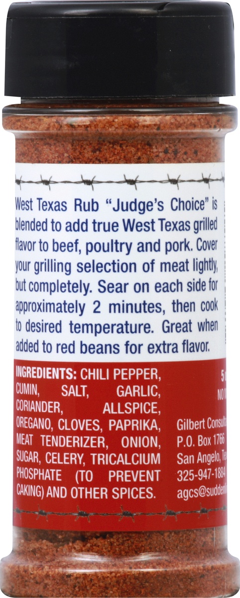 slide 3 of 7, West Texas Rub Judges Choice Pork & Chicken Seasoning, 5 oz