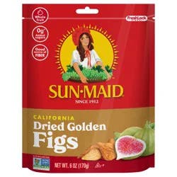 Sun-Maid California Dried Golden Figs 6oz Fresh-Lock® Zipper Stand-Up Bag