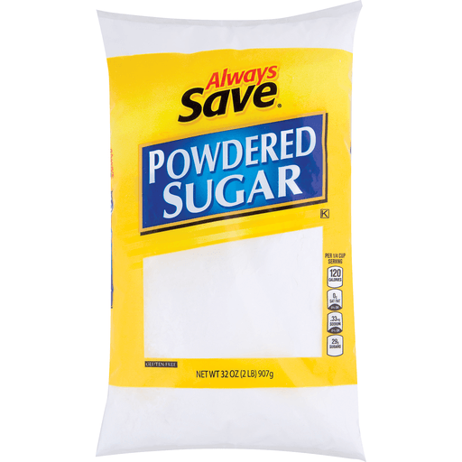 slide 1 of 1, Always Save Powdered Sugar, 32 oz