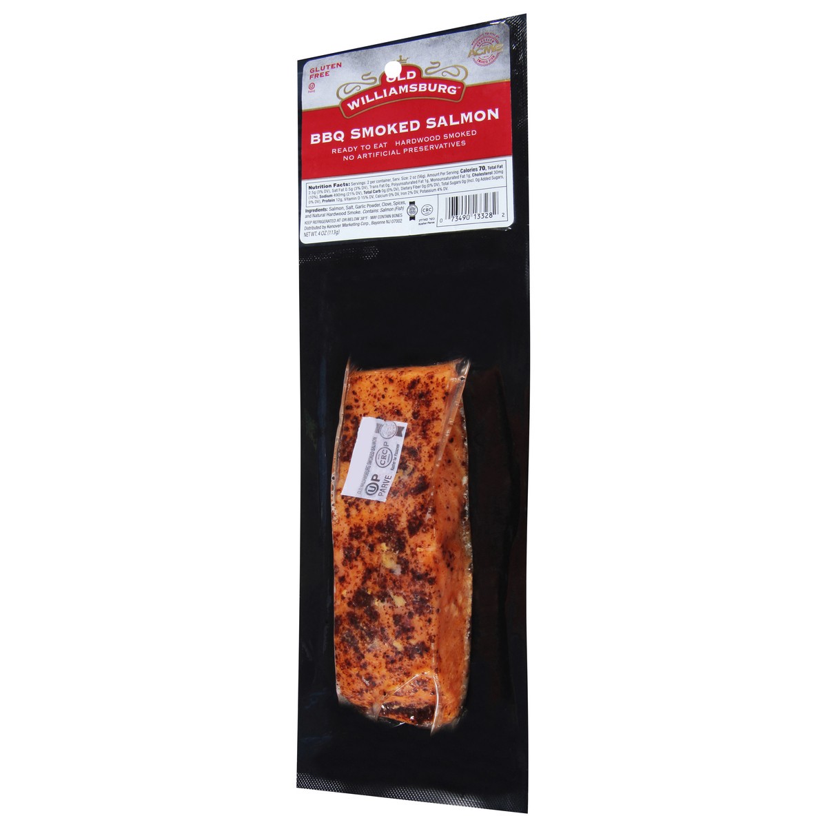 slide 3 of 9, ACME Old Williamsburg Bbq Salmon Smoked, 4 oz