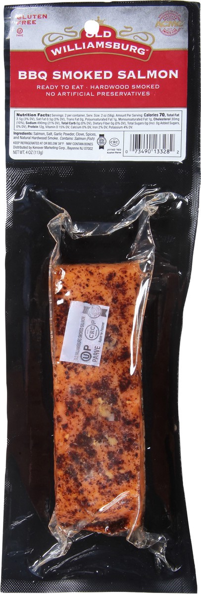 slide 6 of 9, ACME Old Williamsburg Bbq Salmon Smoked, 4 oz