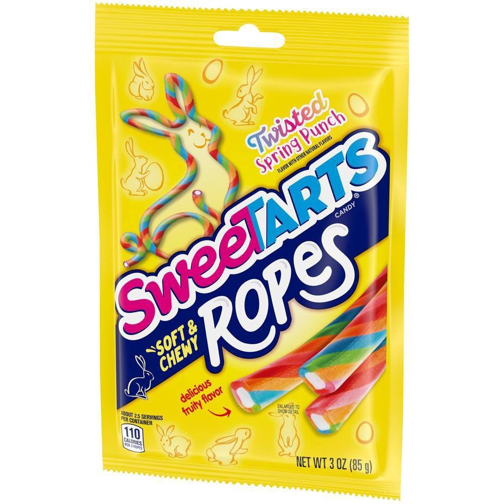 slide 3 of 4, SweeTARTS Soft & Chewy Ropes Twisted Spring Punch, 3 oz