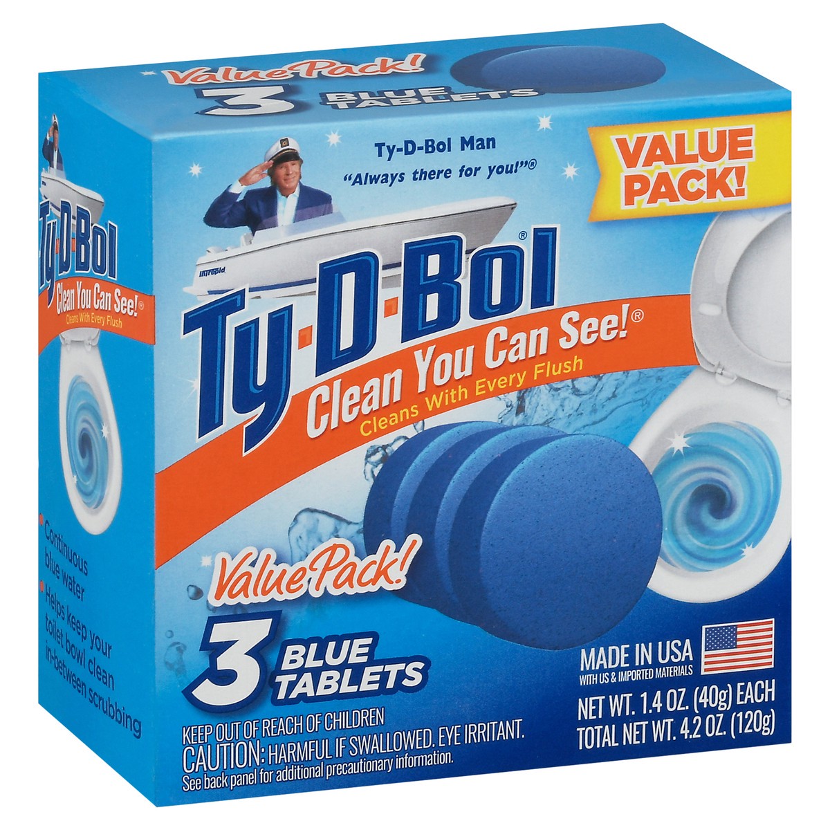 slide 4 of 11, Ty-D-Bol Tydbol Toilet Bowl Cleaner, 3 ct