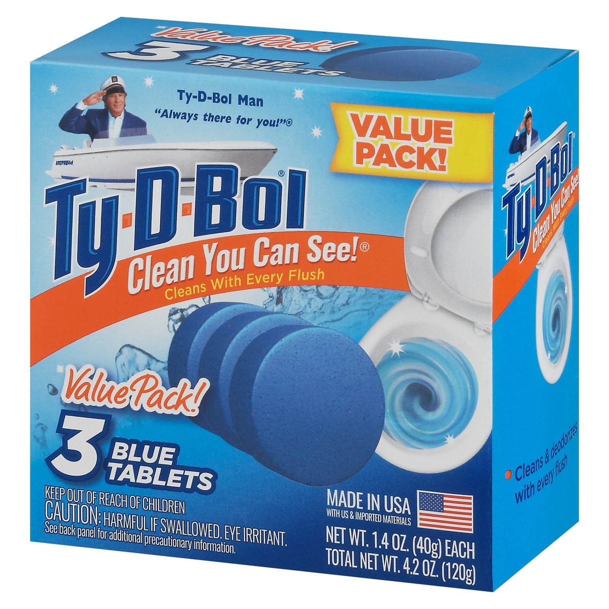 slide 5 of 11, Ty-D-Bol Tydbol Toilet Bowl Cleaner, 3 ct