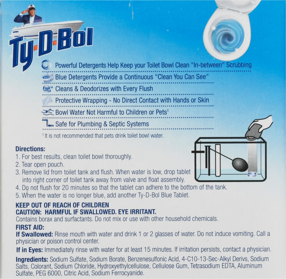 slide 7 of 11, Ty-D-Bol Tydbol Toilet Bowl Cleaner, 3 ct