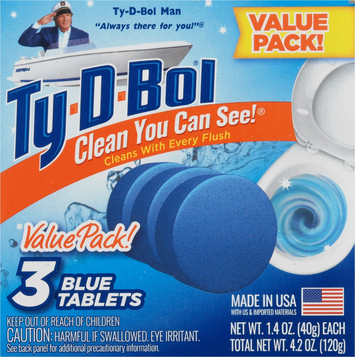 slide 8 of 11, Ty-D-Bol Tydbol Toilet Bowl Cleaner, 3 ct