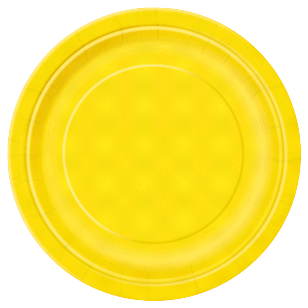 slide 1 of 1, Sunflower Yellow Dinner Plates, 8 ct; 9 in