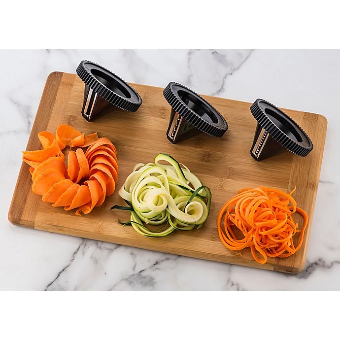 slide 5 of 5, Gourmia Electric Spiralizer and Slicer - Green, 1 ct