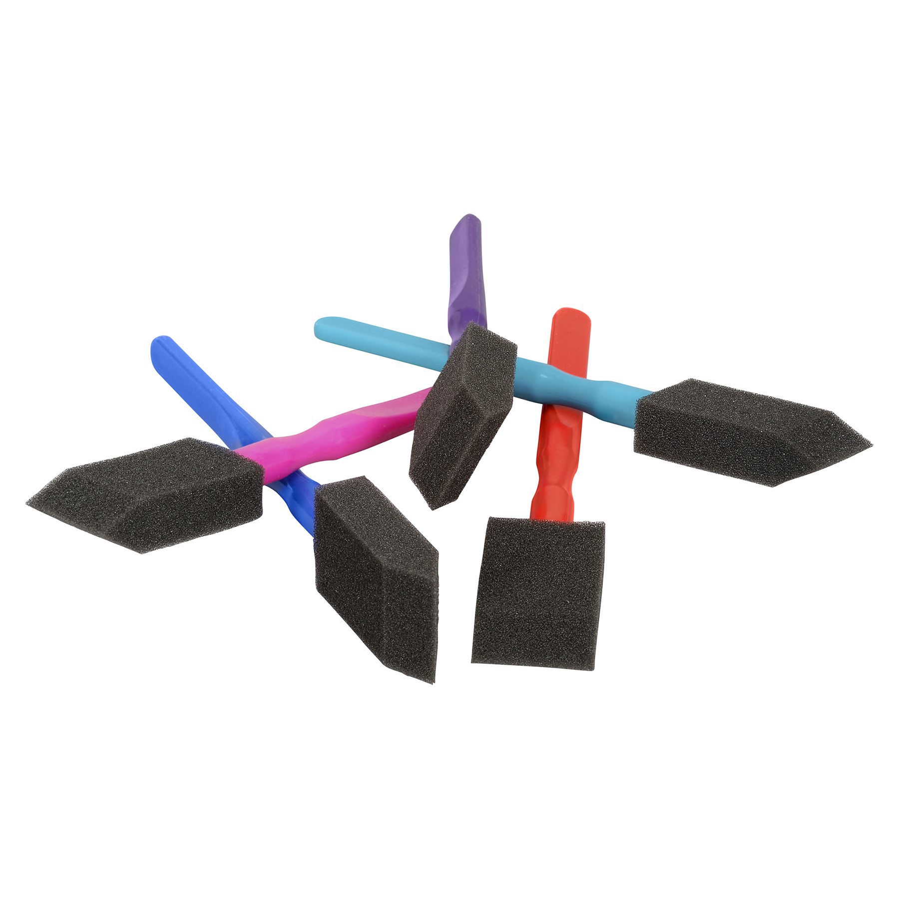 slide 3 of 4, 72 Piece 1" Foam Brush Set By Craft Smart, 72 ct