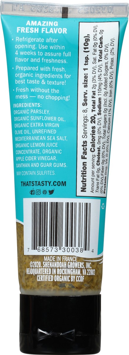 slide 12 of 12, That's Tasty Organic Parsley, 2.8 oz