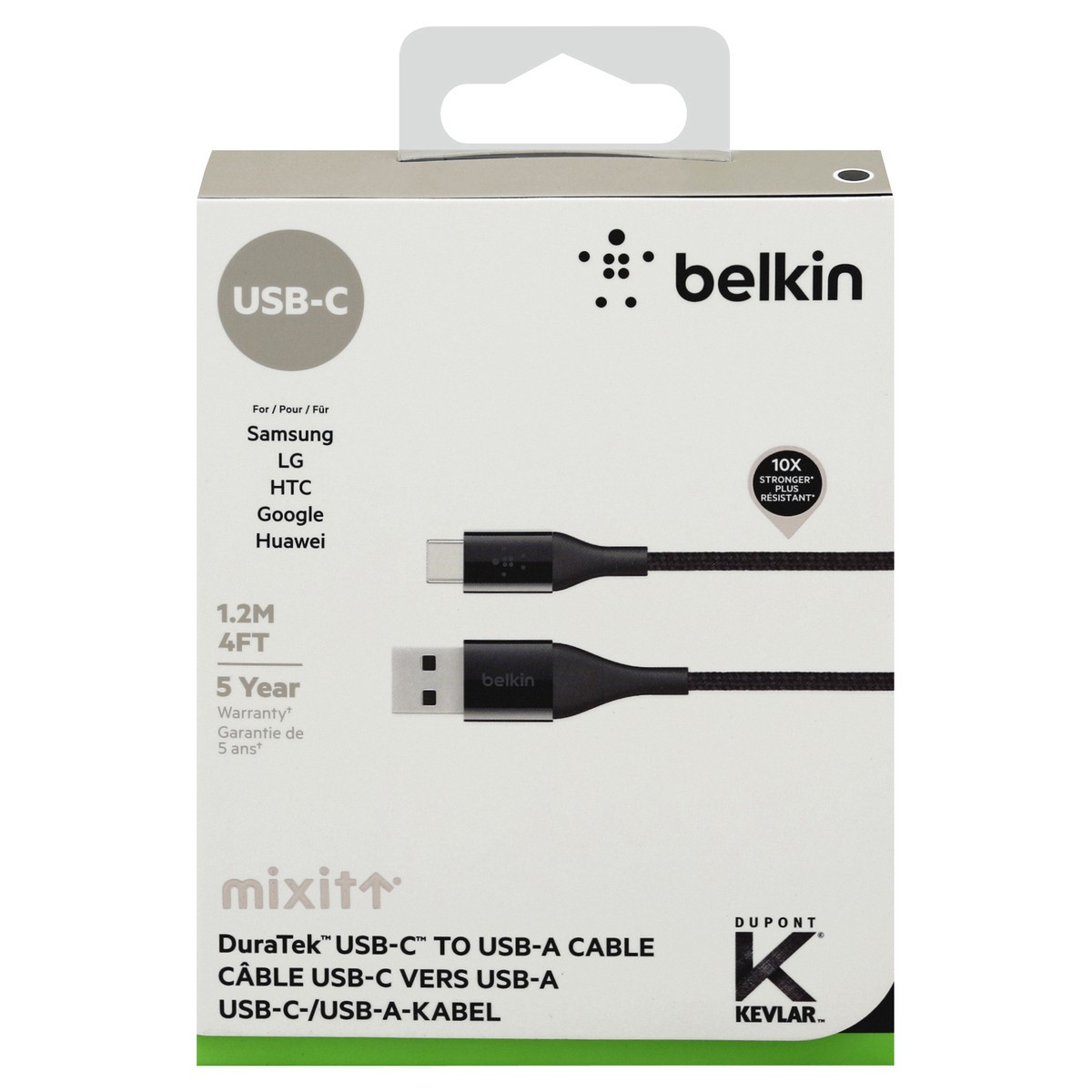 slide 3 of 10, Belkin USB-C to USB-A Cable 1 ea, 1 ct