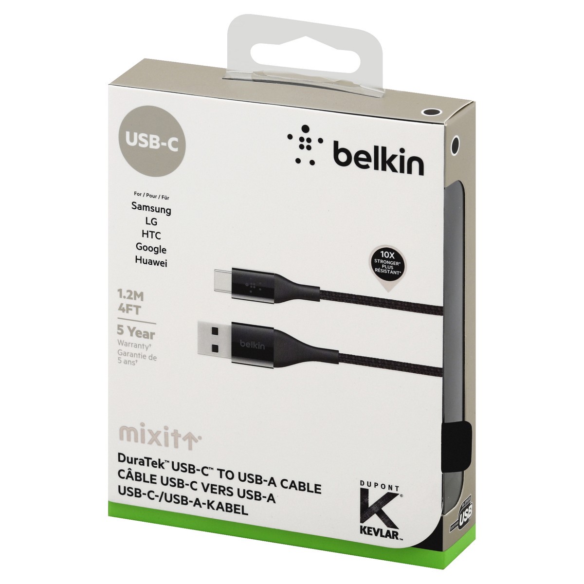 slide 4 of 10, Belkin USB-C to USB-A Cable 1 ea, 1 ct