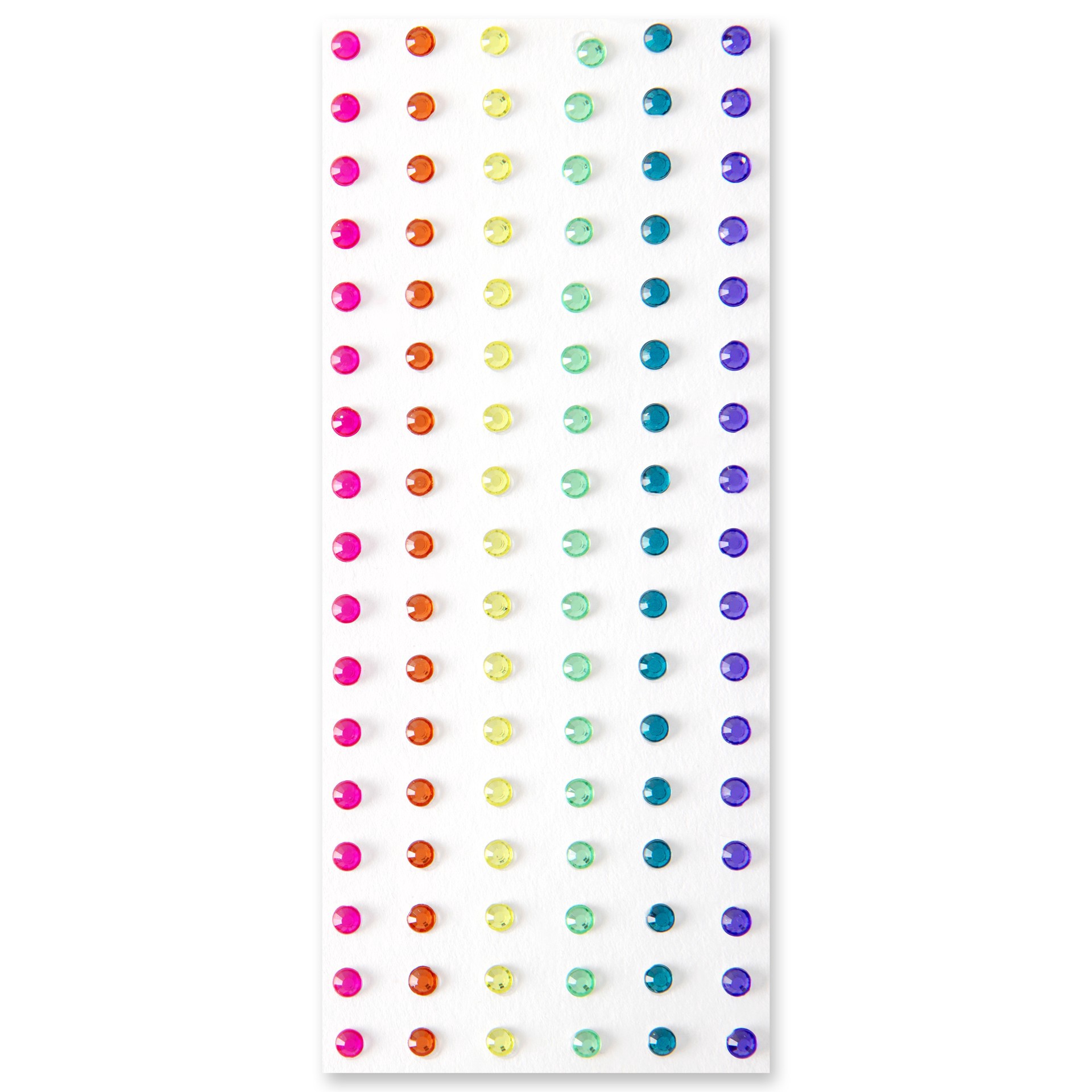 slide 5 of 6, Multicolored Rhinestone Stickers By Recollections, 3 mm