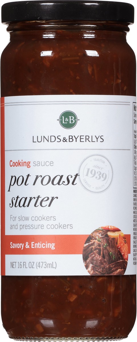 slide 2 of 12, Lunds & Byerlys Pot Roast Starter Cooking Sauce 16 fl oz, 16 fl oz