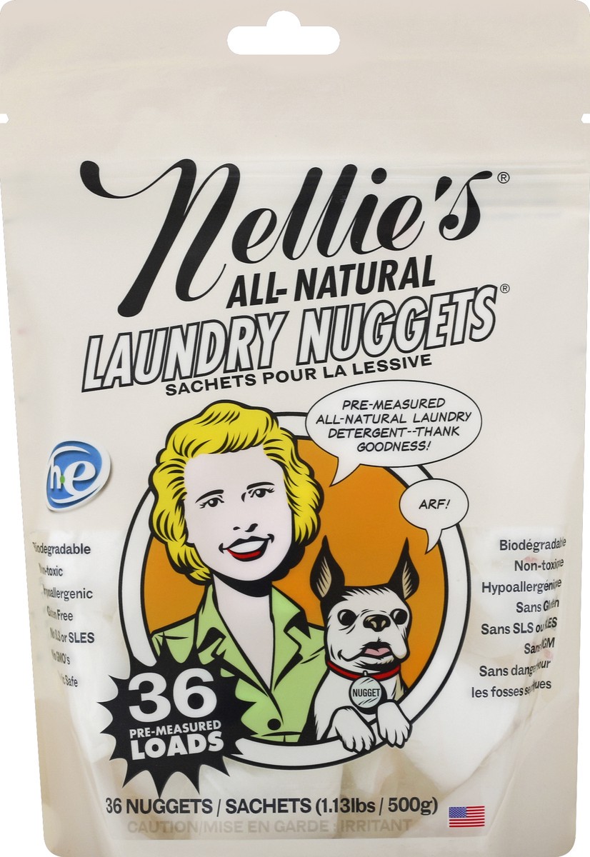 slide 3 of 3, NELLIES Laundry Nuggets 36 ea, 36 ct