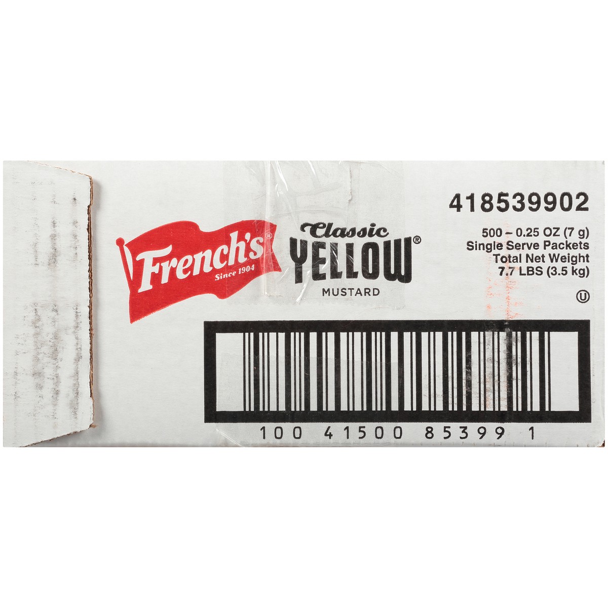 slide 11 of 14, French's Classic Yellow Mustard 500-0.25 oz. Packets, 7.7 lb