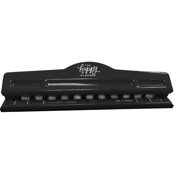 slide 3 of 5, Happy Planner Big Paper Punch, Black, 1 ct