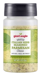 Giant Eagle Italian Herb Parmesan Cheese