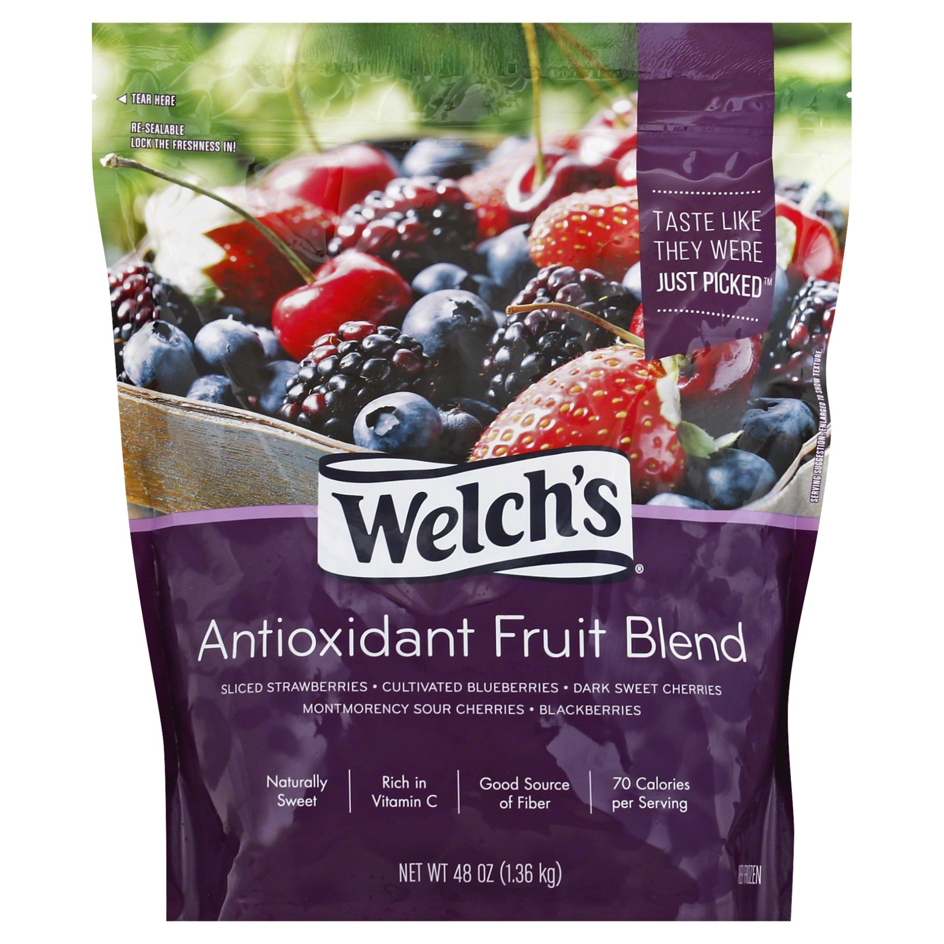 slide 1 of 1, Welch's Antioxidant Frozen Fruit Blend, 48 oz