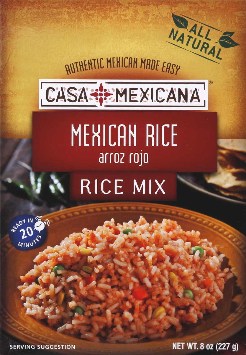 slide 3 of 4, Casa Mexicana Rice Mix, All Natural, Mexican Rice, 8 oz