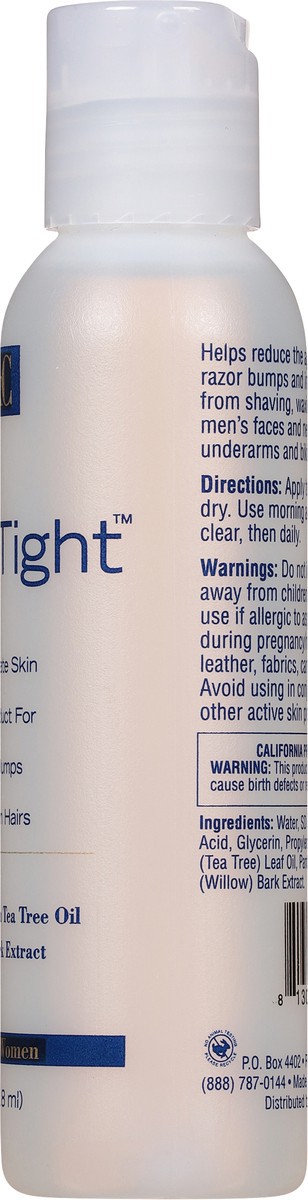 slide 9 of 9, B&C Skin Tight For Razor Bumps & Ingrown Hairs With Tea Tree Oil & Willow Bark Extract, 4 fl oz