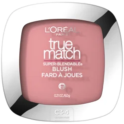 L'Oreal Paris True Match Soft Powder Texture Tender Rose Super Blendable Blush - 0.21 Oz