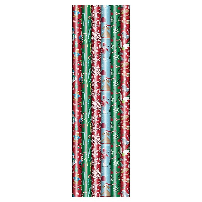 slide 1 of 1, Winter Wonderland Jumbo Juvenile Wrapping Paper, 30 in