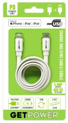 Get Power Usb C 3.1 To Apple Lightning Charge Sync Cable