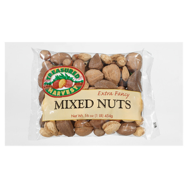 slide 1 of 1, Treasured Harvest Mixed Nuts, 16 oz