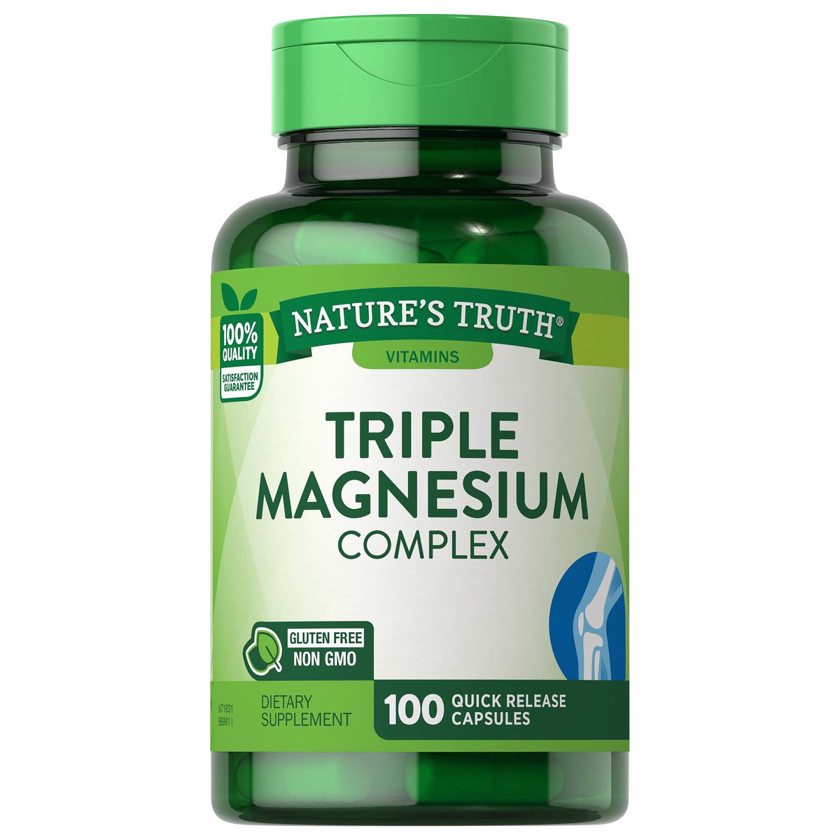 slide 1 of 4, Nature's Truth Triple Magnesium Complex, 100 ct