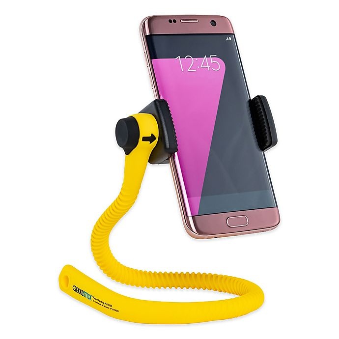 slide 1 of 3, Allsop Gekkostick Selfie Stick with Phone Holder - Yellow, 1 ct