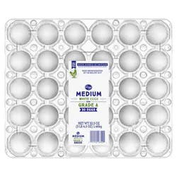 Kroger® Medium Grade A White Eggs