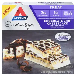 Atkins Chocolate Chip Endulge Treat Bar - 6 oz