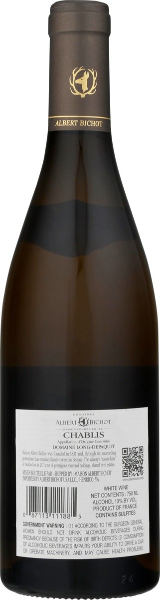 slide 7 of 12, Albert Bichot Chablis 750 ml Bottle, 750 ml