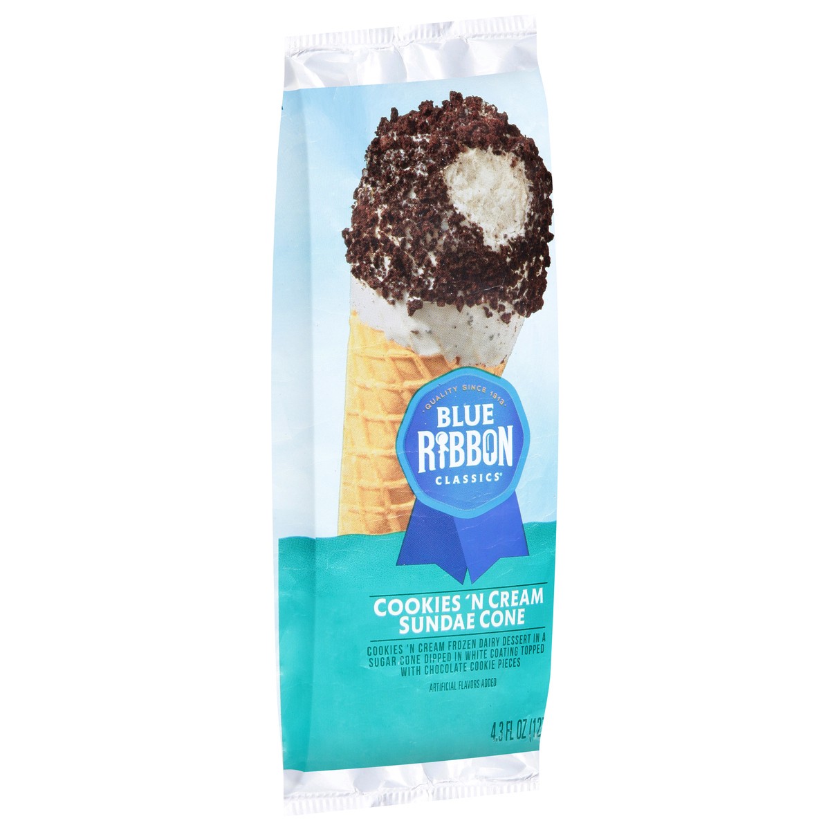 slide 7 of 13, Blue Ribbon Classics Cookies 'N Cream Sundae Cone 4.3 fl oz, 4.30 fl oz