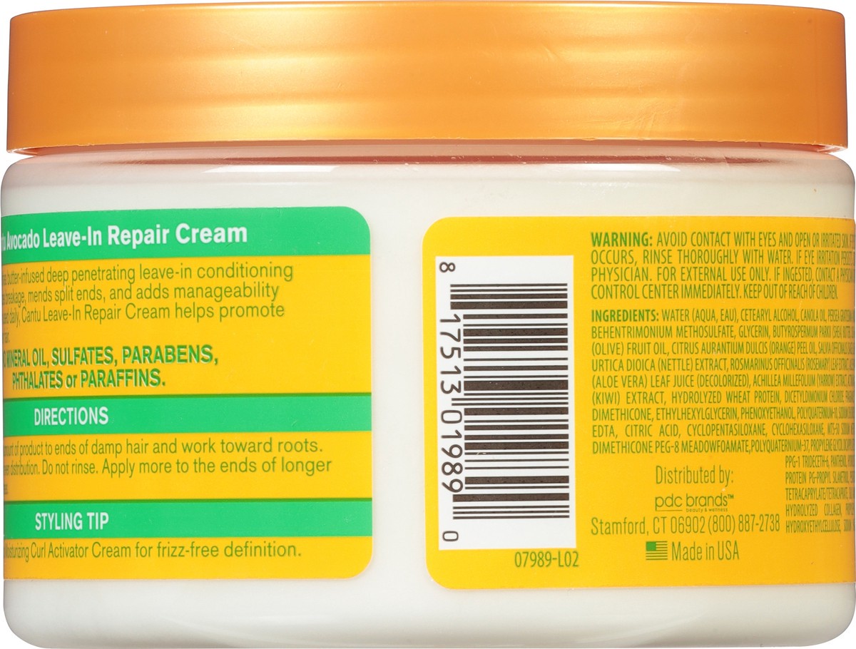 slide 8 of 9, Cantu Hydrating Leave-In Avocado Repair Cream 12 oz, 12 oz