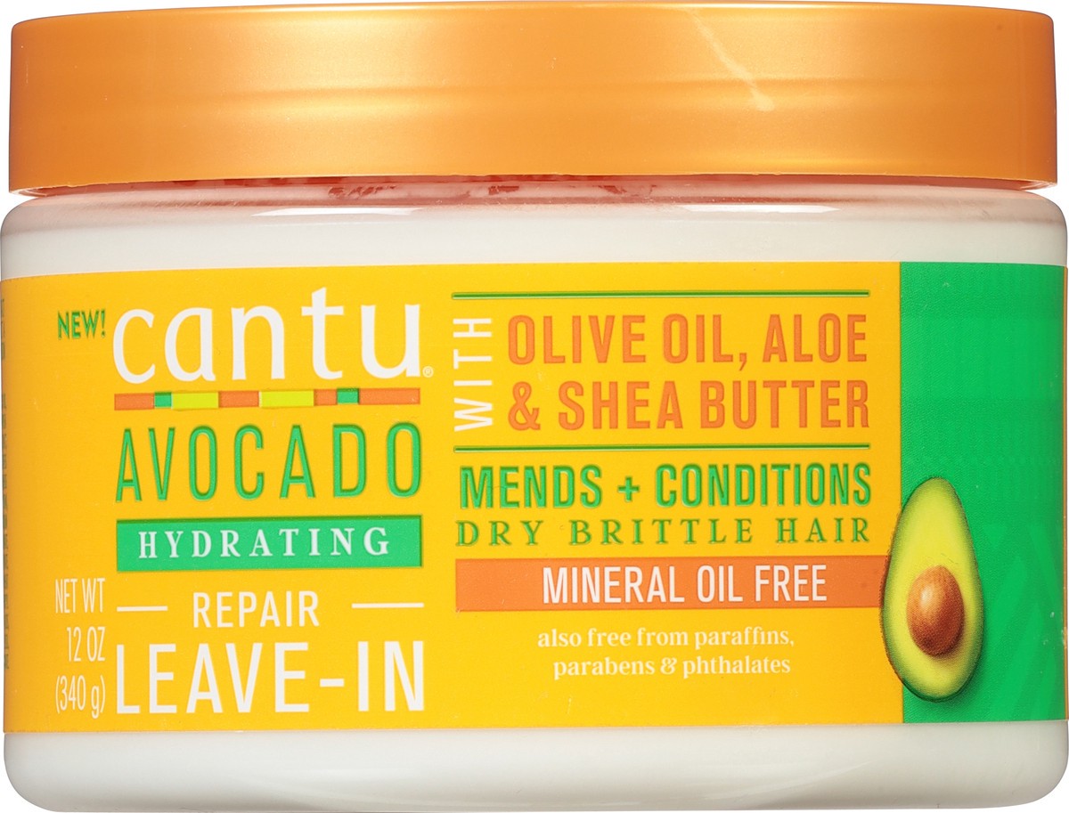 slide 4 of 9, Cantu Hydrating Leave-In Avocado Repair Cream 12 oz, 12 oz
