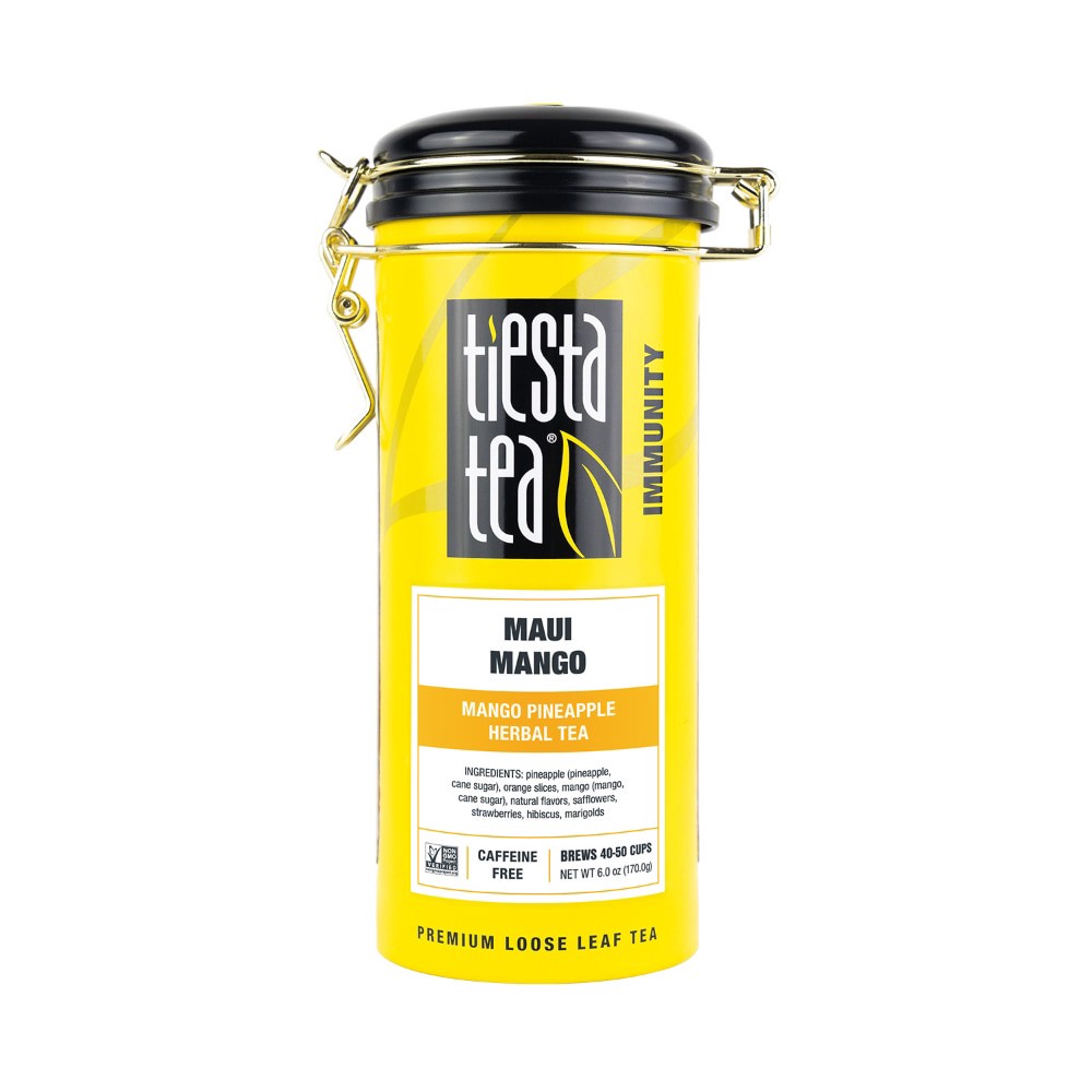 slide 1 of 2, Tiesta Tea Immunity Maui Mango Pineapple Herbal Loose Leaf Tea, 6 oz