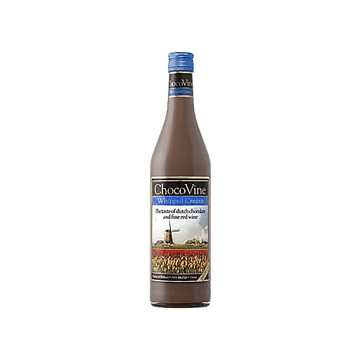 slide 1 of 1, ChocoVine Whipped Cream Chocolate Red Wine, 750 ml