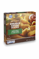 slide 1 of 1, Kroger Breaded Mozzarella Cheese Sticks With Marinara, 17 oz