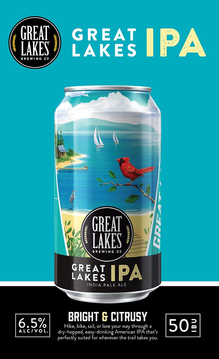 slide 7 of 7, Great Lakes Brewing Co. Great Lakes Midwest IPA 12 - 12oz Can, 144 oz