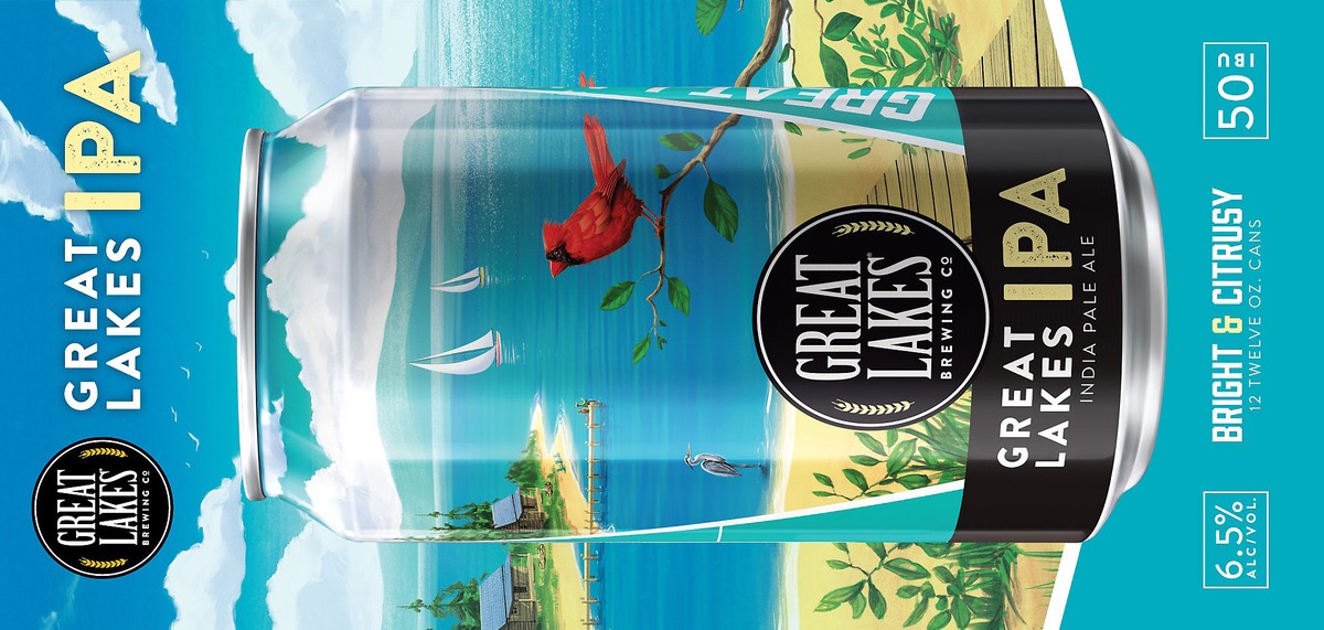 slide 2 of 7, Great Lakes Brewing Co. Great Lakes Midwest IPA 12 - 12oz Can, 144 oz