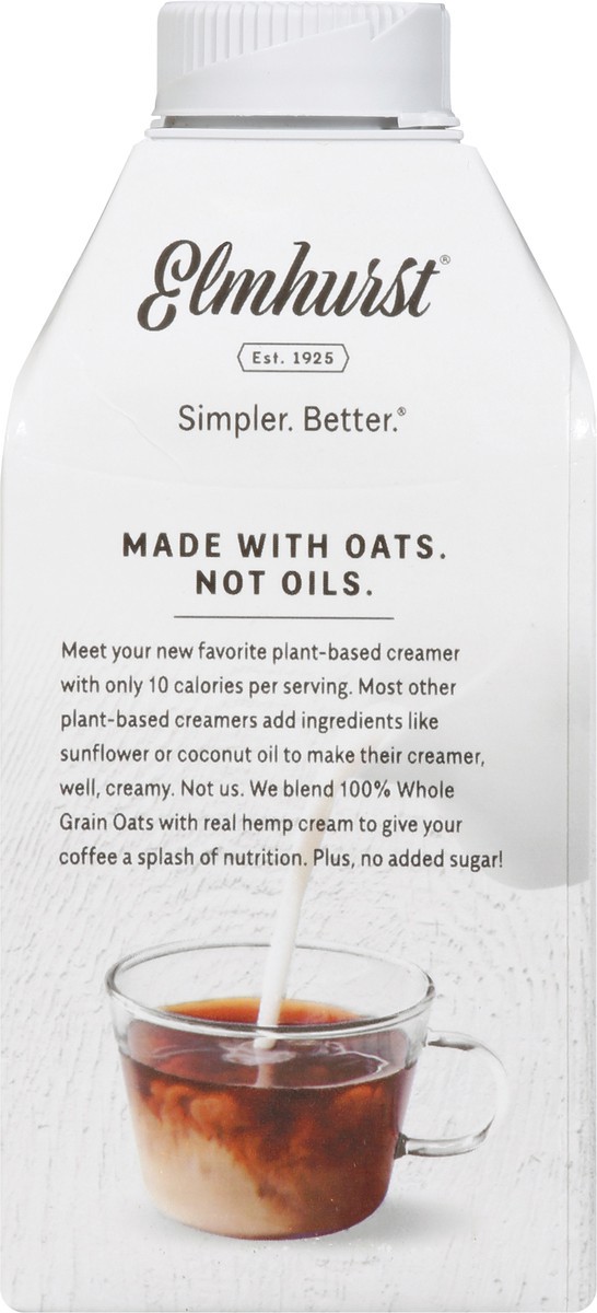 slide 7 of 9, Elmhurst Unsweetened Oat Creamer, 16 oz